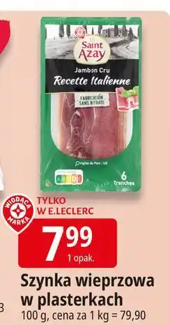 E.Leclerc Karkówka podsuszana coppa italienne Wiodąca Marka Saint Azay oferta