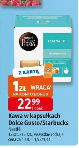 E.Leclerc Kawa flat white Nescafe Dolce Gusto oferta