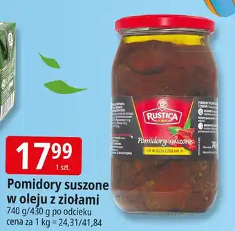 E.Leclerc Pomidory suszone w oleju z ziołami Wiodąca Marka Rustica oferta