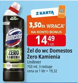 E.Leclerc Żel do wc lime Domestos Zero Kamienia oferta