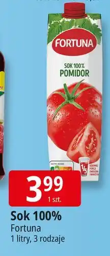 E.Leclerc Sok 100% pomidor Fortuna oferta