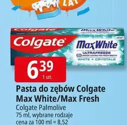 E.Leclerc Pasta do zębów eksplozja mięty Colgate Max Fresh oferta