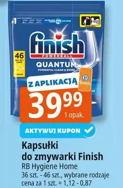 E.Leclerc Tabletki do zmywarek lemon Finish Quantum oferta