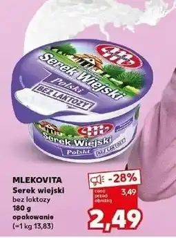 Kaufland Serek wiejski bez laktozy Mlekovita oferta