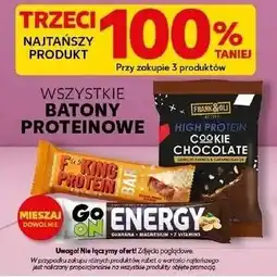 Kaufland Ciastka proteinowe gorzka czekolada z orzechami Frank&Oli oferta