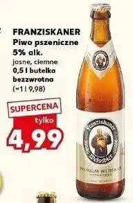 Kaufland Piwo Franziskaner Weissbier Kristallklar oferta