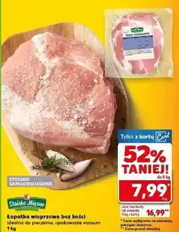 Kaufland Łopatka wieprzowa bez kości Stoisko Mięsne oferta