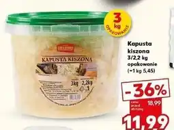 Kaufland Kapusta kiszona Artman oferta