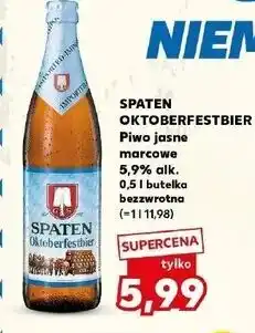 Kaufland Piwo Spaten Oktoberfestbier oferta