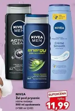 Kaufland Żel pod prysznic Nivea Creme Smooth oferta