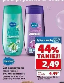 Kaufland Żel pod prysznic purple orchid Bevola oferta