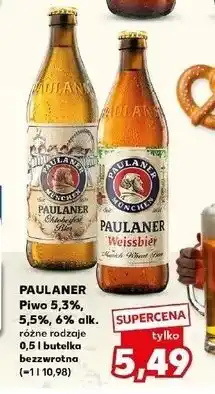 Kaufland Piwo Paulaner Oktoberfest Bier oferta