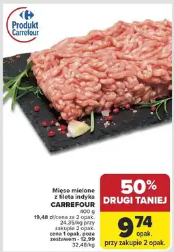 Carrefour Market Mięso mielone z fileta indyka Carrefour oferta