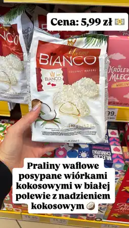Dino Praliny Bianco Happy Coconut Wafers oferta