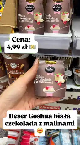 Dino Deser biała czekolada z malinami Goshua oferta