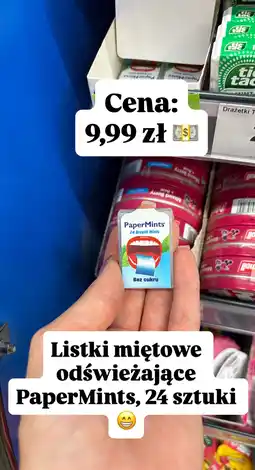 Dino Listki miętowe odświeżające 24 szt. PaperMints oferta
