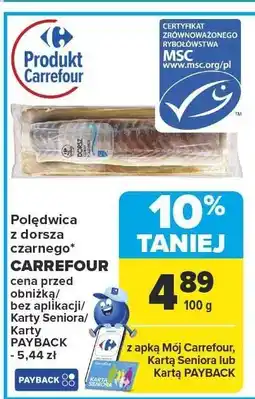 Carrefour Polędwica z dorsza czarnego Carrefour oferta