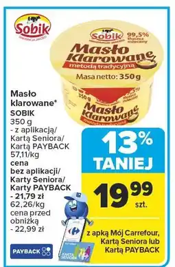 Carrefour Masło klarowane Sobik oferta