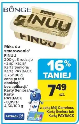 Carrefour Miks do smarowania Finuu oferta