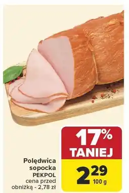 Carrefour Polędwica sopocka Pekpol oferta
