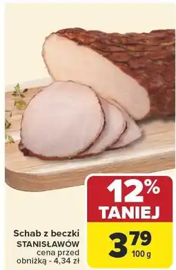 Carrefour Schab z beczki Stanisławów oferta