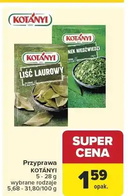 Carrefour Przyprawa Kotanyi oferta