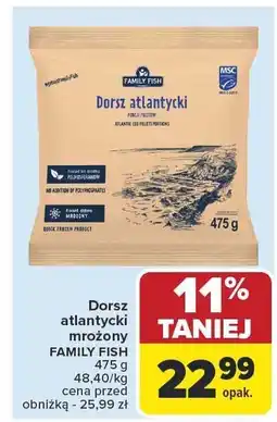 Carrefour Dorsz atlantycki mrożony Family Fish oferta