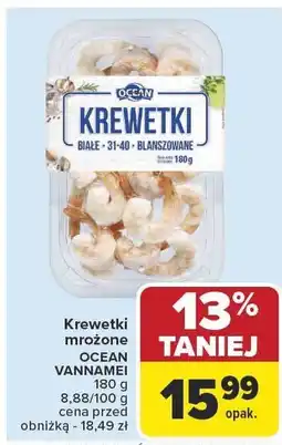 Carrefour Krewetki mrożone Ocean Vannamei oferta