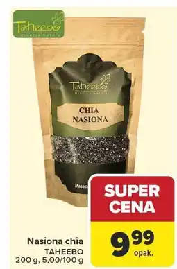 Carrefour Nasiona chia TAHEEBO oferta