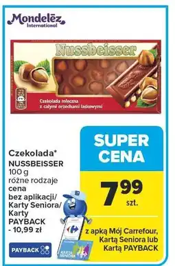Carrefour Czekolada Nussbeisser Mondelez oferta