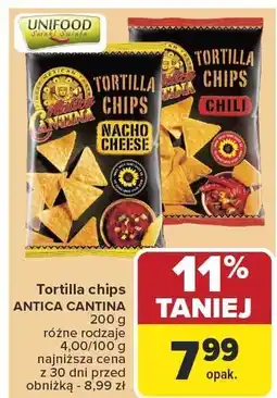 Carrefour Tortilla chips Antica Cantina oferta