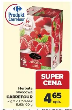 Carrefour Herbata owocowa Carrefour oferta