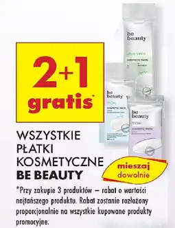 Biedronka Wszystkie płatki kosmetyczne be beauty oferta