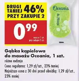 Biedronka Gąbka kąpielowa do masażu Oceania oferta
