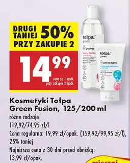 Biedronka Kosmetyki Tołpa Green Fusion oferta
