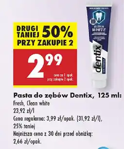 Biedronka Pasta do zębów Dentix oferta