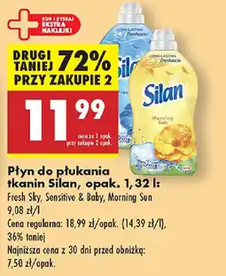 Biedronka Płyn do płukania tkanin Silan oferta