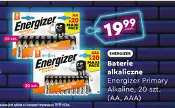 Biedronka ENERGIZER Baterie alkaliczne Energizer Primary Alkaline AA, AAA oferta