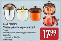 ALDI Świeca jesienna z pojemniku Home Creation oferta