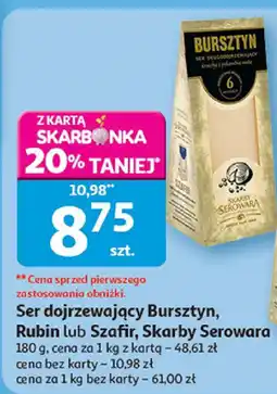 Auchan Ser dojrzewający Bursztyn Skarby Serowara oferta