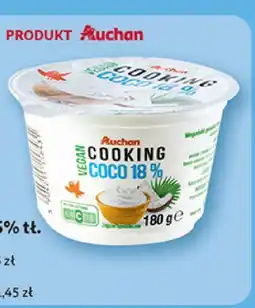 Auchan Śmietana Cooking coco 18% Auchan oferta