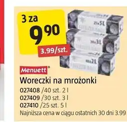 Jula Woreczki na mrożonki Menuett oferta