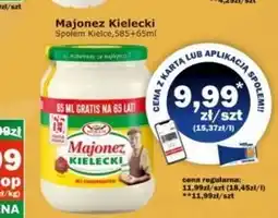 Społem Majonez Kielecki oferta