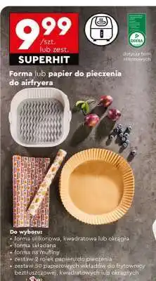Biedronka Forma lub papier do pieczenia do airfryera oferta