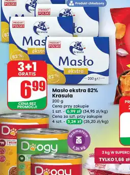 Dino Masło ekstra 82% Krasula oferta