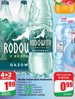 Dino Woda mineralna Rodowita oferta
