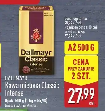 ALDI Kawa mielona Dallmayr Classic Intense oferta