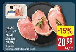 ALDI Schab z kością plastry Mięsne Specjały oferta