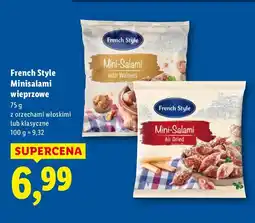 Lidl Minisalami wieprzowe suszone French Style oferta