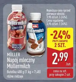 ALDI Napój mleczny Müllermilch różne rodzaje Muller oferta